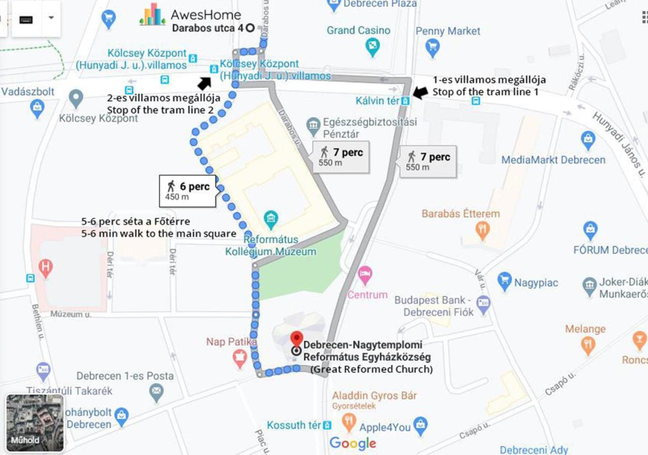 Aweshome City Apartment - 3 Bedrooms And Free Parking Ντέμπρετσεν Εξωτερικό φωτογραφία