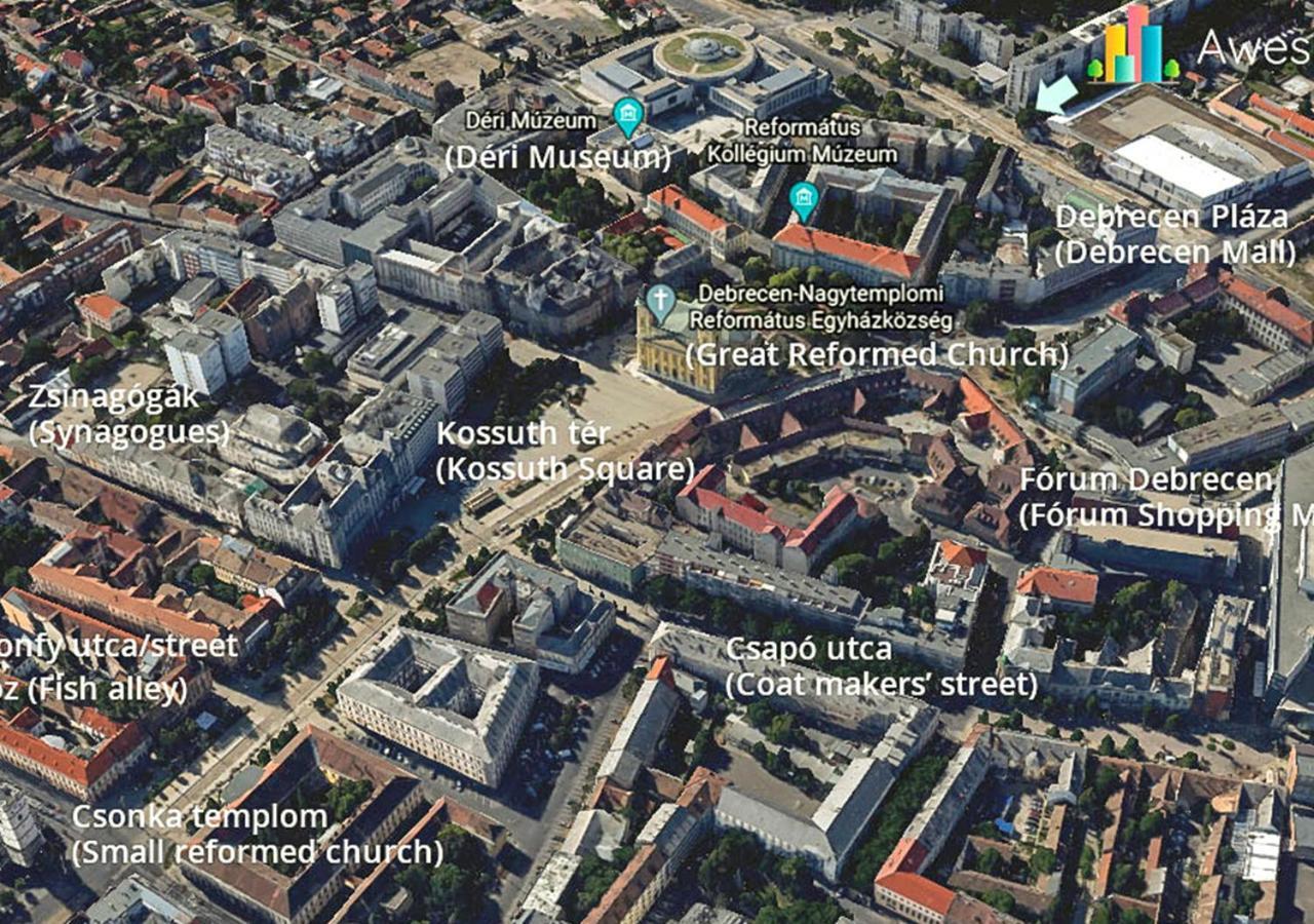 Aweshome City Apartment - 3 Bedrooms And Free Parking Ντέμπρετσεν Εξωτερικό φωτογραφία